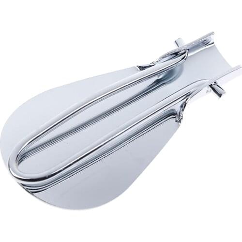 1PCS Metal Durable Stainless Steel Folding Shoehorn Portable Fashion Shoe Horns Accessories