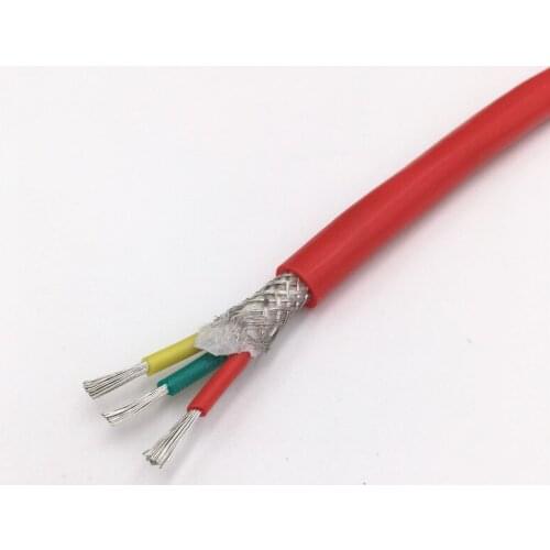 10M high temperature flexible silicone Shielded wire 3 Core silicone wire Multimeter lead wire cable