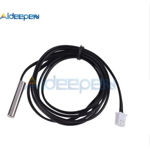 2Pcs/Lot 10K 1% 3950 Waterproof NTC Thermistor Accuracy Temperature Sensor Probe Wire Cable Longth 1M