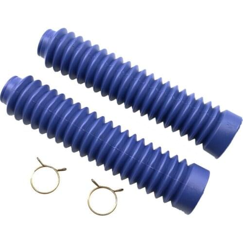 30mm Fork Motorbike Blue Rubber Boot Universal Dust Jacket Cover Dirt Bike