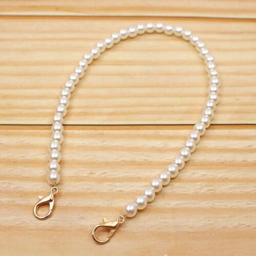 Bag Parts Accessories Bag Strap For Crossbody Luxury Replacement Strap for Women Bags 8mm Pearl Bag Strap For Shoulder Bag Girls
