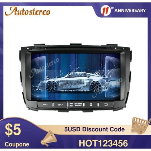 For KIA SORENTO 2012+ Android 10.0 4GB+64GB Auto Stereo Car Radio GPS Navigation Head Unit Radio Tape Recorder Multimedia Player