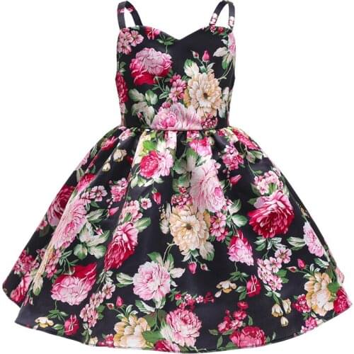 Childrens Dress 2021 New Satin Girls Off-the-shoulder Suspender Princess Dress For Girls Party Evening Dresses Wedding Dresses