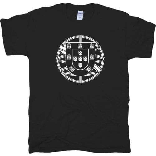 Portugal Coat of Arms Wappen Crest Coat Arms Porto Portuguese Lisbon 2019 Men Summer Brand Clothing 100% Cartoon T-Shirt