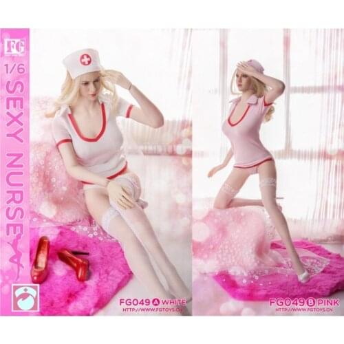 Fire Girl Toys 1:6 FG049 Sexy beauty nurse uniform professional suit 12 inch female doll available