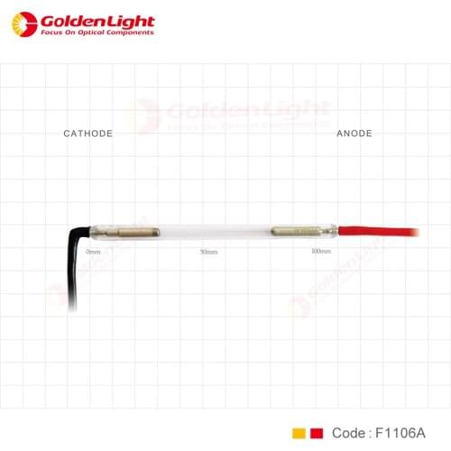 IPL HSR lamp guarantee more than 500,000 times shooting , lamp code : F1106A / size 110*50*7- cathode bend