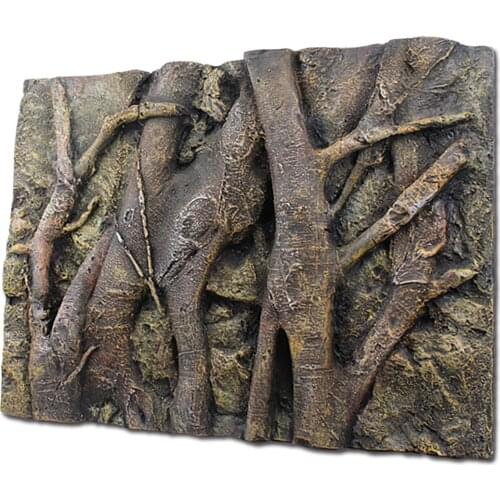 Reptile Box 3D Background Foam Landscaping tree root Pattern Gecko Lizard Tortoise Tarantula Frog Vivarium Terrarium Decoration