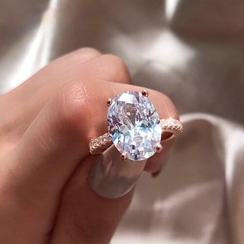 Luxury Radiant Cut 10*14MM Created Moissanite Diamond Rings for Women 100% 925 Sterling Silver Jewelry Engagement Ring