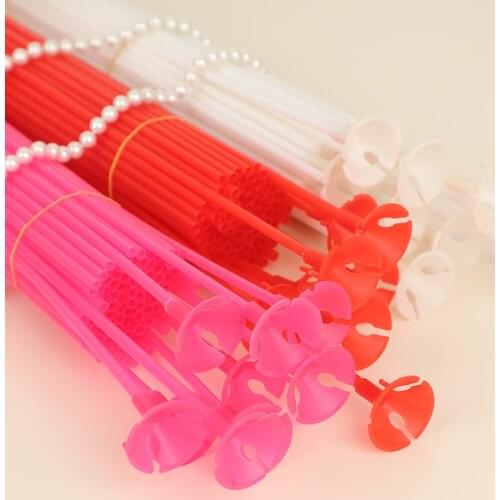 Latex Balloon Holder Sticks with Cup Wedding Birthday Party Inflatable Balls Decoration Supplies Accessories