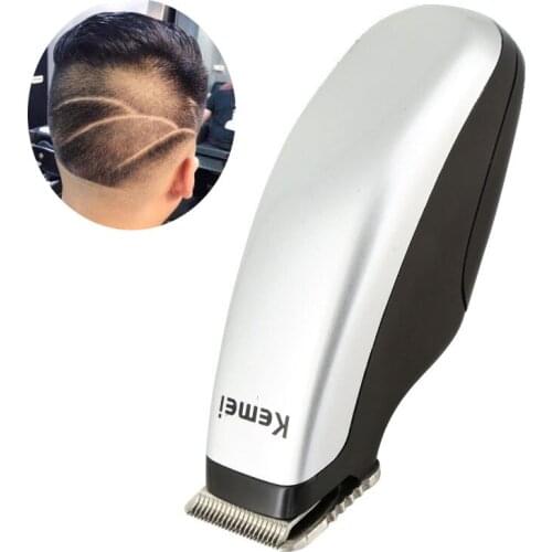 Kemei hair clipper hair trimmer cutter electric hair cutting machine haircut battery beard trimmer for men and children