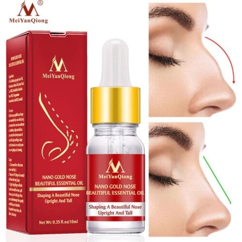 MeiYanQiong Nose Essential Oil Up Heighten Rhinoplasty Collagen Firming Moisturizing Nose Serum Reshape Natural Face Skin Care