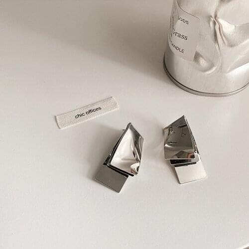 Minority Design Metal Earring Female Fashion Contracted Jjoker Temperament Personality Ear Sct The Role Of Cool Agitation