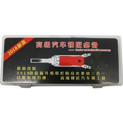 Multifunctional anti-reflective 3-1 Tool With Light HU66 HU92 HU101 HU100 HU100R HU64 HON66 VA2T SIP22 Locksmith Tools