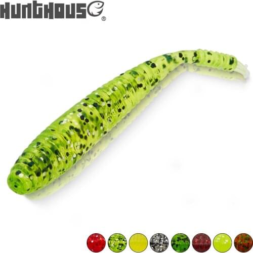 8pcs/lot 3.7g/9cm Soft Jerk Bait Fishing Lure Shad Jerkbait Soft Silicone Bass Minnow Bait Swimbaits Split Tail Peche hunthouse