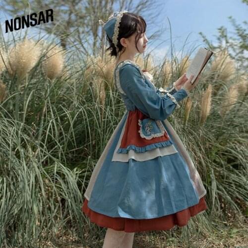 NONSAR Pocahontas Op Original Design Lolita Dress Embroidery For Women In 2021 Summer
