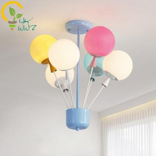 New Design Balloon Ceiling Lamp Modern Simple Children Room Boy Girl LED Ceiling Lights Bedroom Creative Decorate Lamps