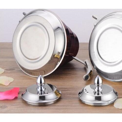 1.2L Handheld Stainless Steel Long Narrow Spout Coffee Pots Gooseneck Kettle with Lid for Barista Cappuccino Espresso Making