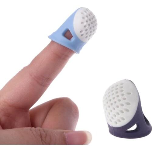 Silicone Pin Needles Thimble Finger Protector DIY Sewing Needlework Accessory-S001