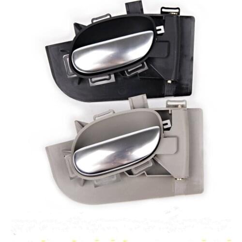 SKTOO CHROME AND BLACK INTERIOR DOOR HANDLE FOR PEUGEOT 206 207 C2