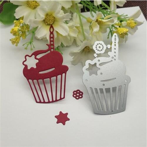 Cake candle decoration Metal Cutting Dies Craft Stamps die Cut Embossing Card Make Stencil Frame