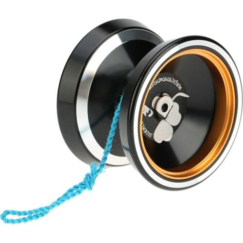2 Colors Yoyo Popular Kids Toys Professional Magic Yoyo M001 Aluminum Alloy Yo-yo CNC lathe T Bearing with Spinning String