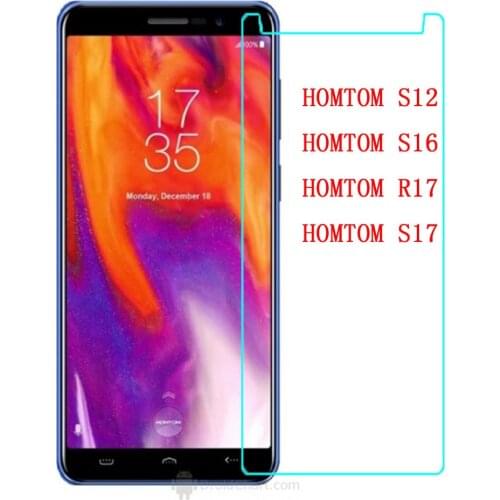 HOMTOM S16 S17 S12 S 16 S 17 S 12 Tempered Glass 9H 2.5D Premium Screen Protector Film For HOMTOM R17 Mobile Not full cover case