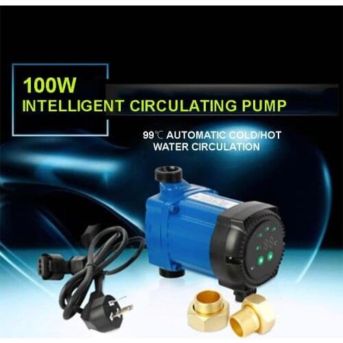 100W 25mm 2.5m3/h Quiet Solar Water Heater Electrical Hot Water Circulation Pump Booster Pump