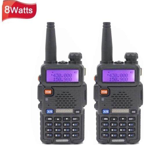 2PCS 8W Baofeng UV-5R Walkie Talkie Baofeng uv5r walkie-talkie hunting Radio uv 5r Baofeng
