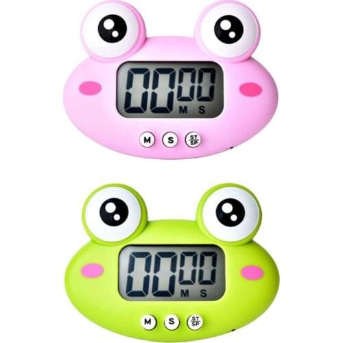 2020 New Cartoon Frog LCD Digital Display Kitchen Cooking Timer Count Down Up Alarm Clock