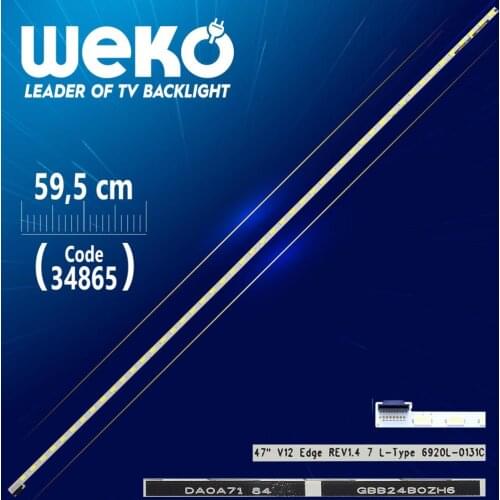 47 V12 EDGE REV1.4 7 L-TYPE 6920L-0131C - 59.5 CM 48 LED- (WK-723)