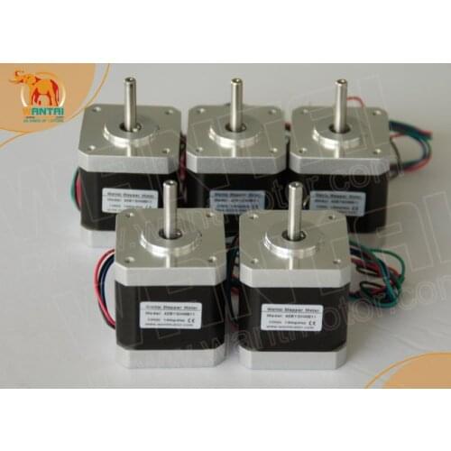 Best Seller!42BYGHW811 Nema 17 Stepper Motor 70OZ-IN,2.5A ,4-Leads, 2 phase 3D Printer CNC Cutting and Mill of wantai 42BYGHW811