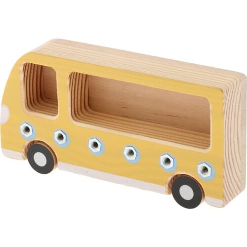 Montessori Baby Screw Driver Board Screw Bolts Educational Toy Preschool