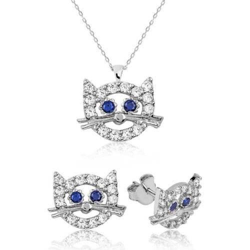 Silver Cat Child Set