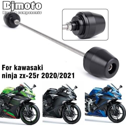 For Kawasaki Ninja ZX-25R ZX 25R 25 R ZX25R 2020-2021 Front Axle Fork Wheel Slider Crash Protector Motor Accessories Motorbike