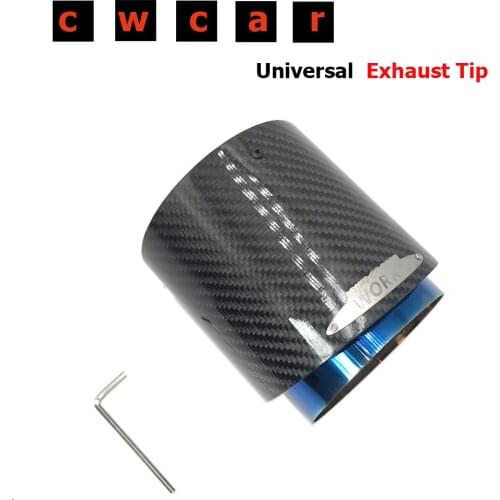 1 Pieces Glossy/ Matte Carbon Exhaust End Pipes For MINI R50 R55 R56 R57 R58 Coope S F54 F55 F56 F57 Car Back System Tips