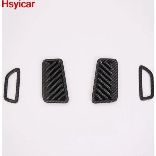 Hsyicar For Toyota RAV4 RAV 4 2019 2020 Front Upper Air Condition AC Air Vent Outlet Sticker Cover Trim Interior Accessories ABS
