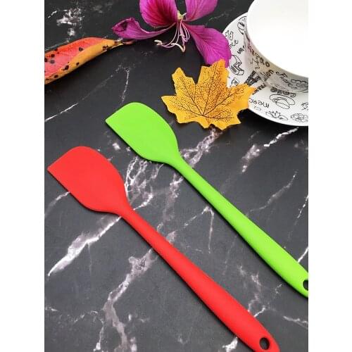 Baking Tools Resistant Integrate Handle Silicone Scraper Kitchen Utensil Turners Spatula Cream Butter Spatula Kitchen Cake tool