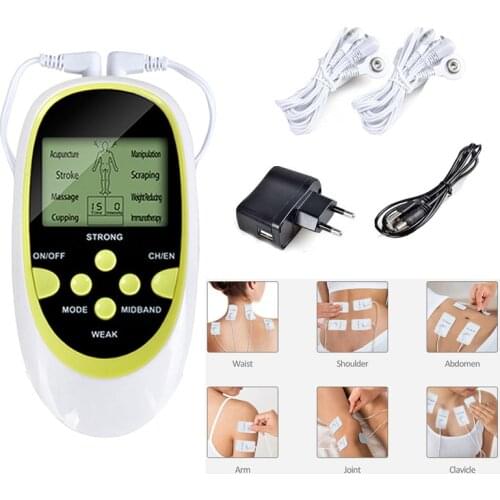 Neck Massager Electric Stimulator Full Body Relax Muscle Therapy Massager Massage for back tens Acupuncture electrostimulator