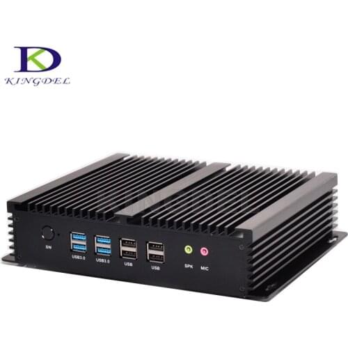Newest industrial PC Core i7 4500U Dual Core up to 3.0GHz USB 3.0 2*HDMI 6*COM RS232 Fanless Linux ubuntu mini PC NC310