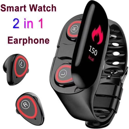 2019 New TWS+ Bluetooth Earphone Men &Women Heart Rate Blood Pressure Monitoring Unisex Sport Earpiece for Android IOS