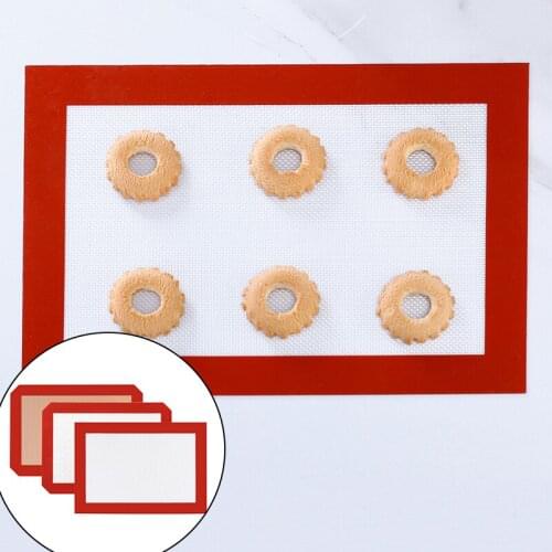 New Food Grade Silicone Baking Mat Heat Resistance Macaron Baking Bakeware Baking Tray Mat Pastry Cake Pad Baking Pastry Tool