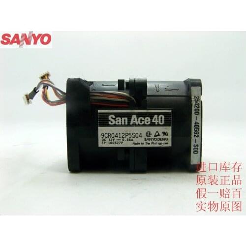 Genuine For Sanyo 4056 12V 0.88A 9CR0412P5S04 1U / 2U server CPU fan