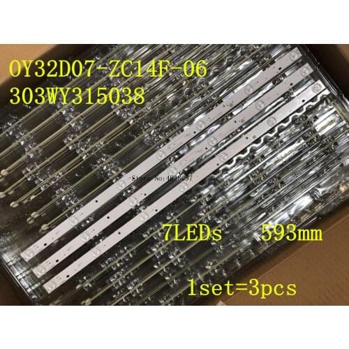 LED Backlight Strip for Panda 32'' TV OY32D07-ZC14F-06 303WY315038 LE32D51A LE32D69 LE32D58 532WY315M06 LC320TU2A LS320TU8