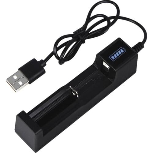 18650 Battery Charger USB Battery Adapter Smart Chargering Overcharge Or Short Circuit Protection For 26650 14500 Battery