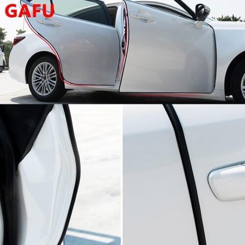 Door Protection Strip Rubber for Hyundai Solaris 2 Elantra i30 i35 i40 Tucson Kona Accessories Car Door Moldings Side Protector