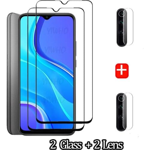 Redmi 9 9A 9C Protective Glass On For Xiaomi Redmi Note 9 Pro Max Screen Protector Camera Len Film Xiomi Xaomi 9S Tempered Glass