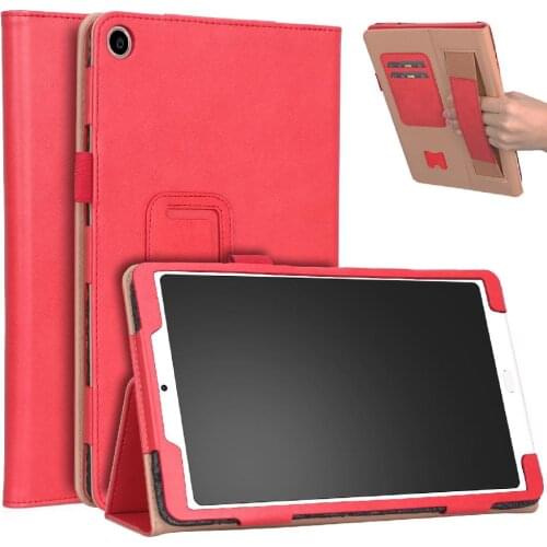 For Xiaomi tablet 4 plus 10.1 Retro Pattern PU Tablet Protective Case with Hand Support Card Slot Bracket Sleep Function
