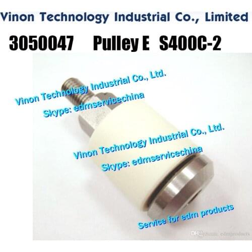 3050047 edm Pulley E (Ceramic flat without groove) for wire evacuation belt S400C-2 Ø25x58Lmm Upper for Sodic AP. AW. BF. EPOC