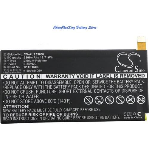 Cameron Sino 3300mAh Battery C11P1603 for Asus ZenFone 3 Deluxe 5.5, ZenFone 3 Deluxe 5.5 Dual SIM, ZS550KL