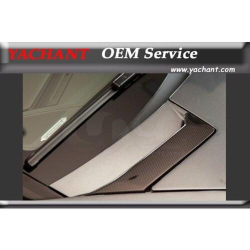 Car-Styling Auto Accessories Dry Carbon Fiber Hood Vents 2pcs Fit For 2011-2014 Aventador LP700 OEM Style Front Hood Vents